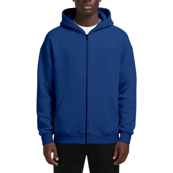 Backpack Hoodie for Men Solid Color Men Zipper Backpack Casual Comfort Hoodies Pullover for Leisure Vacation