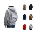 thumbnail image 1 of Backpack Hoodies for Women 2025 Long Sleeve Travel Hoodie with Backpack Zip Up Hooded Sweatshirt Jacket with Pockets, 1 of 7