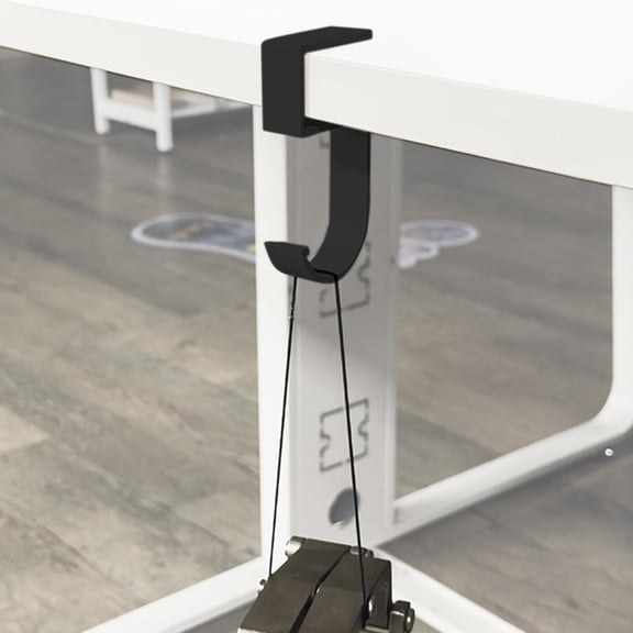 Backpack Hooks Student Desk Side Hanging Bag Detachable Movable Non Stick Portable Desk Hanging Bag Hook Purse Hook for Table