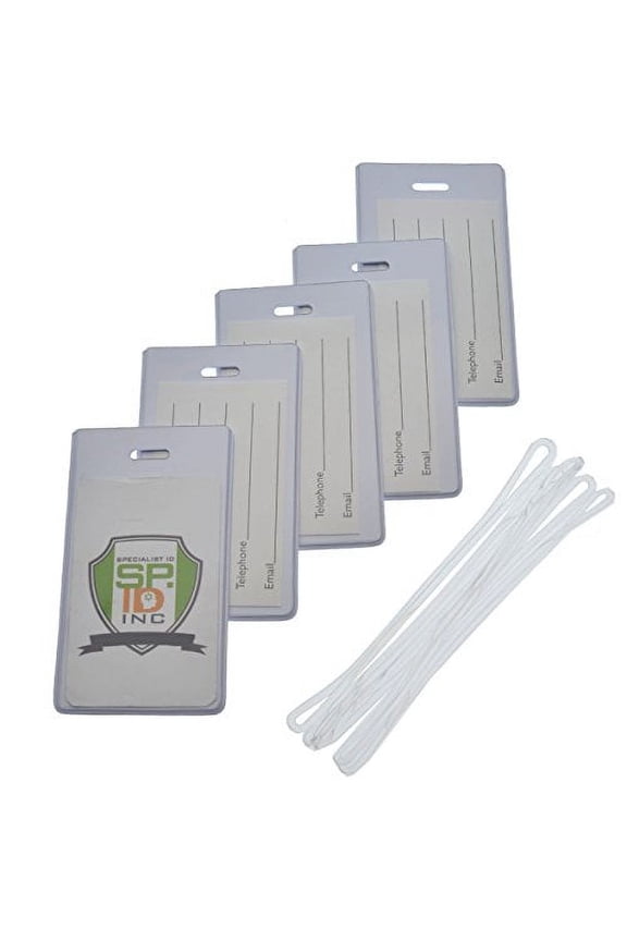 Backpack ID Tags Set of 5 - Instant Bag & Luggage Recognition by Specialist ID