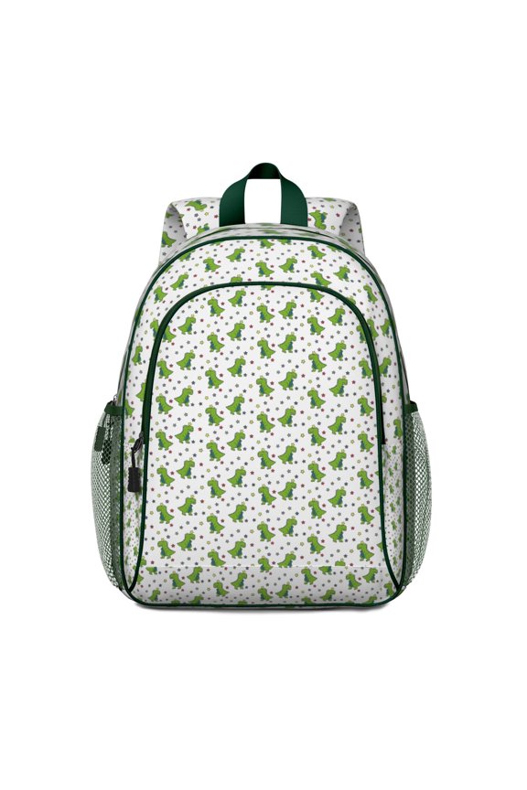Backpack Inspired by Dinosaur Tracks and Fossil Patterns with Spacious Compartments and Water Resistant Protection for Daily Activities and Trips