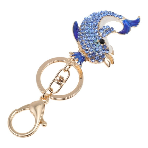 Key Pendant Chain Rhinestone Keychain Unique Child