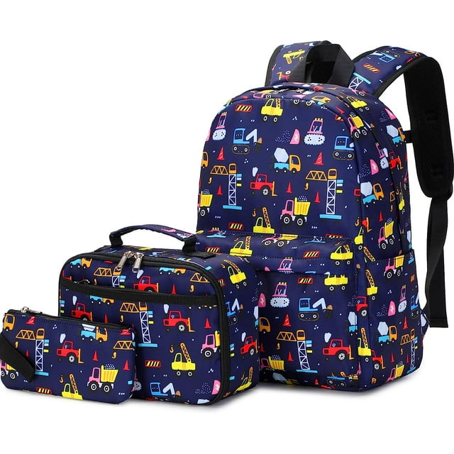 Backpack for Kids, 15 inch backpacks with lunchbox Preschool Backpack