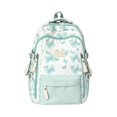 thumbnail image 1 of Backpack for Kids Cute Butterfly Print Backpack for Girls,Aesthetic Color Block School Backpack,Large Capacity Multi‑Pocket Bookbag for Teen Girls School Travel, 1 of 2