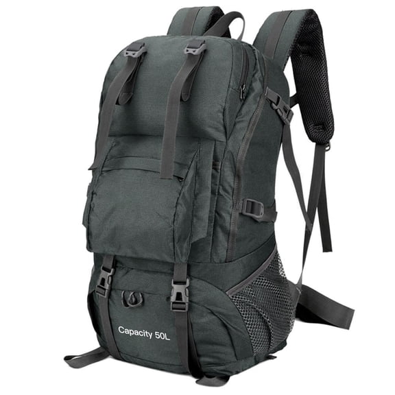 Backpack Large 50L Mountaineering Backpack Waterproof Outdoor Running Bag Bag Large Capacity Riding Bag Breathable Jogging Travel Daypack Bag for Riding Running Hiking Camping