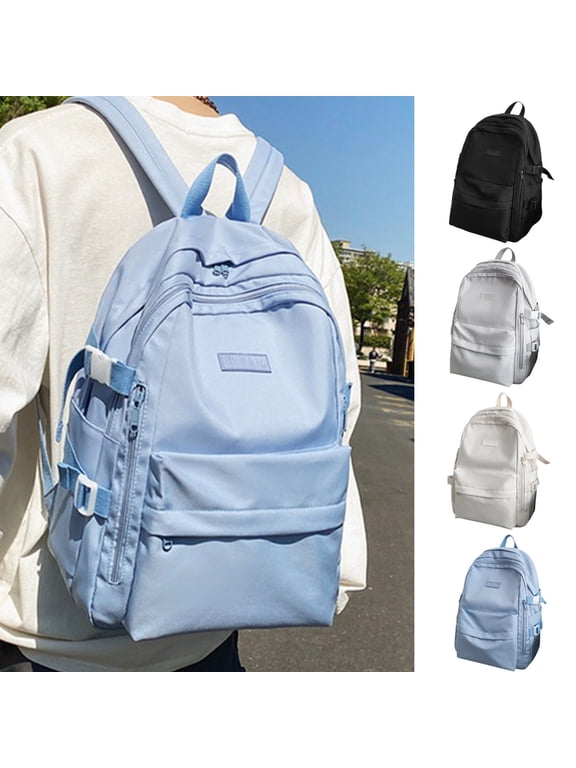 Backpack Large Capacity Nylon Japanese Campus Style Travel Daypack Unisex Lightweight Bookbag for Teens College Adults Men Women Commuter by PALIFEUR