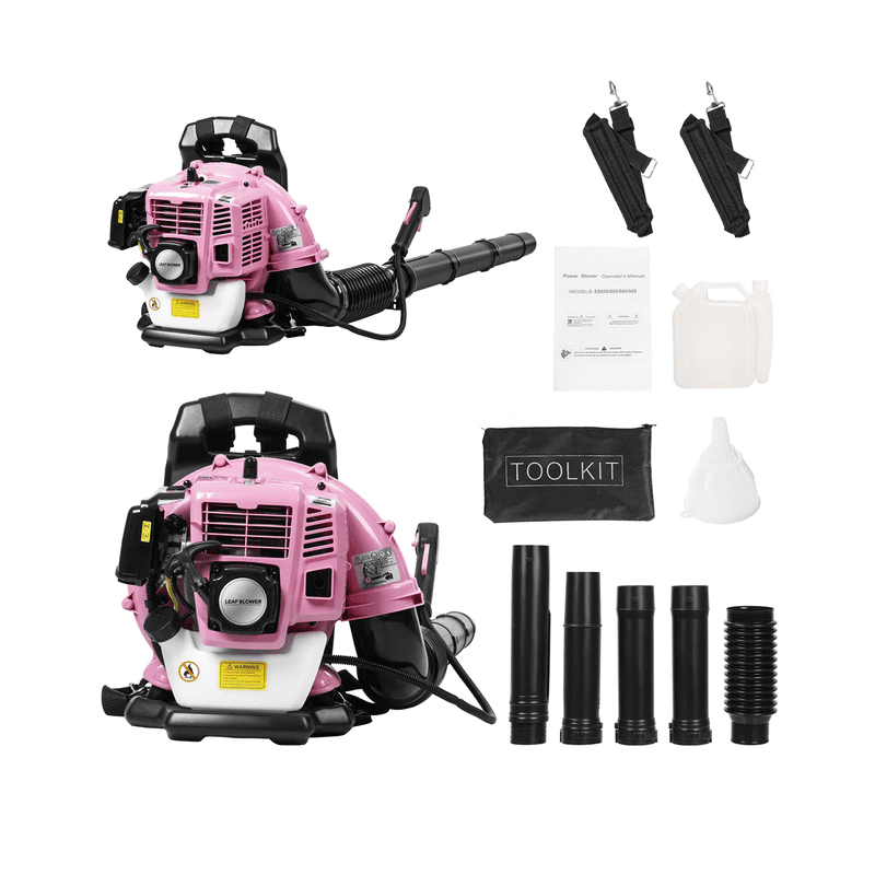 Backpack Leaf Blower, 2 Stroke Engine 550 CFM Air Volume Tank Leaf Blower 52CC Gas Powered Blowers Snow Blower for Lawn Care Road Cleaning