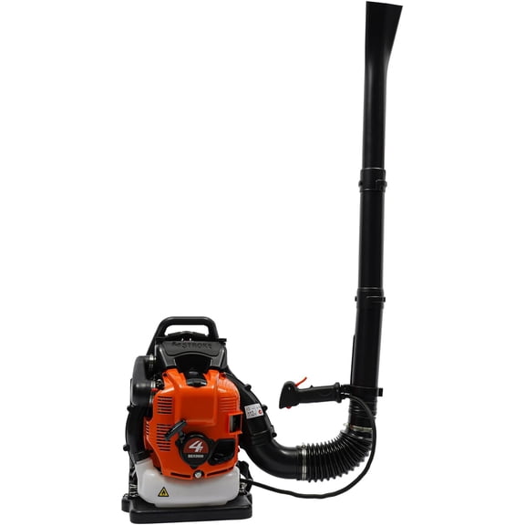Backpack Leaf Blower, 4-Stroke Engine Portable Powerful Blowing Machine 75.6cc Low Fuel Consumption Gas Powered for Yard, Garden, Lawn Care and Street Cleaning