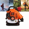 thumbnail image 1 of Backpack Leaf Blower 52CC 2 Stroke Backpack Gas Powered Leaf Blower with Fuel Tank, Grass Lawn Blower Air Cooling Gasoline Blower for Sand, Gravel, Snow, Yard, Leafs, 1 of 10