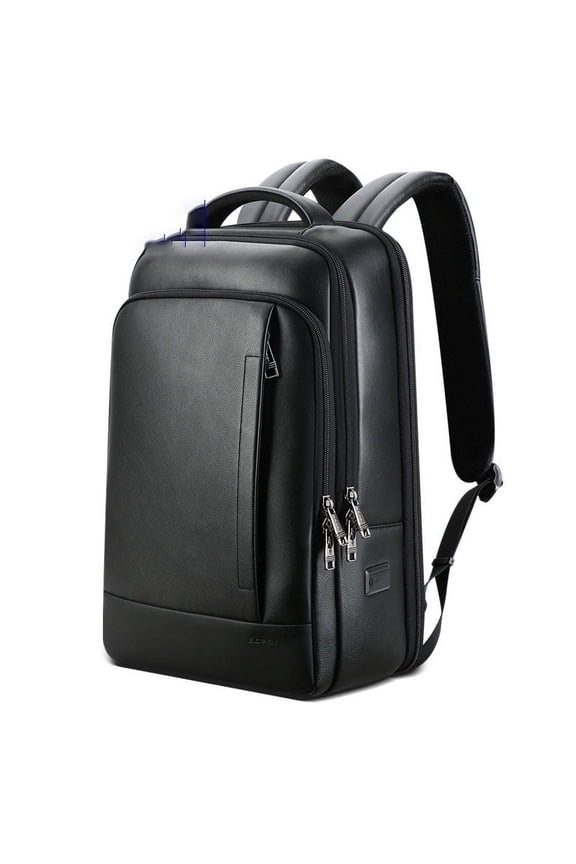 Backpack Leather Backpack Men's Business Trip First Layer Leather Backpack Computer Bag