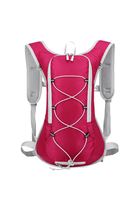 Backpack - Light Water Pack For Running, Hiking, Biking, Festivals, Raves - rose red