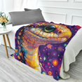 thumbnail image 1 of YAZAOO Travel Blanket Camping Blankets Fashion Cosmic Companion Patten, 1 of 8