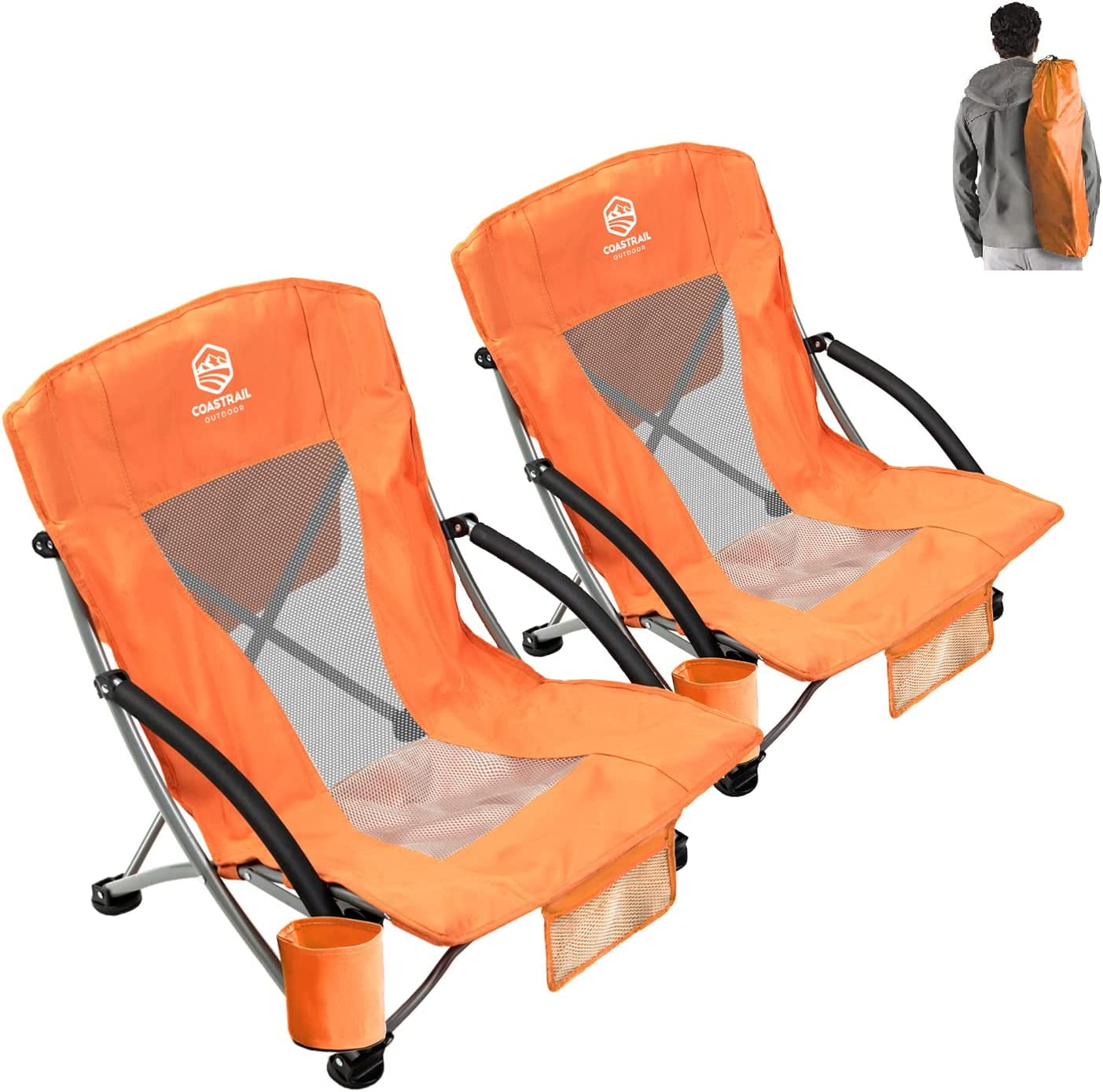 Backpack Low Seat Beach Chairs Folding Chair Portable Camping Chair ...