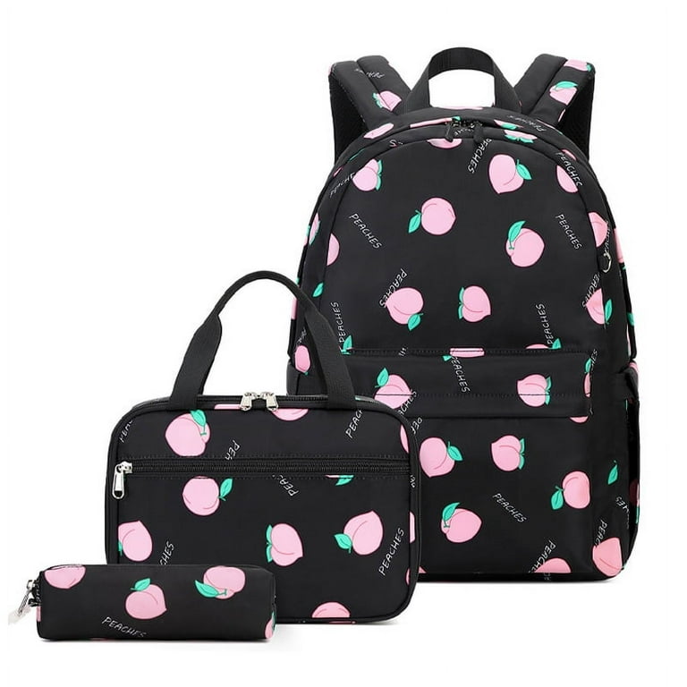 Girl School Backpack Lunch Box, Backpack Lunchbox Set Girl