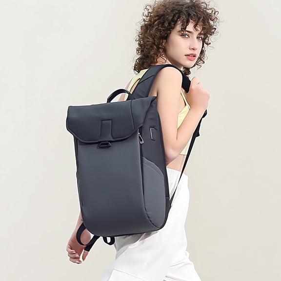 Backpack Male Computer Schoolbag College Student,Black