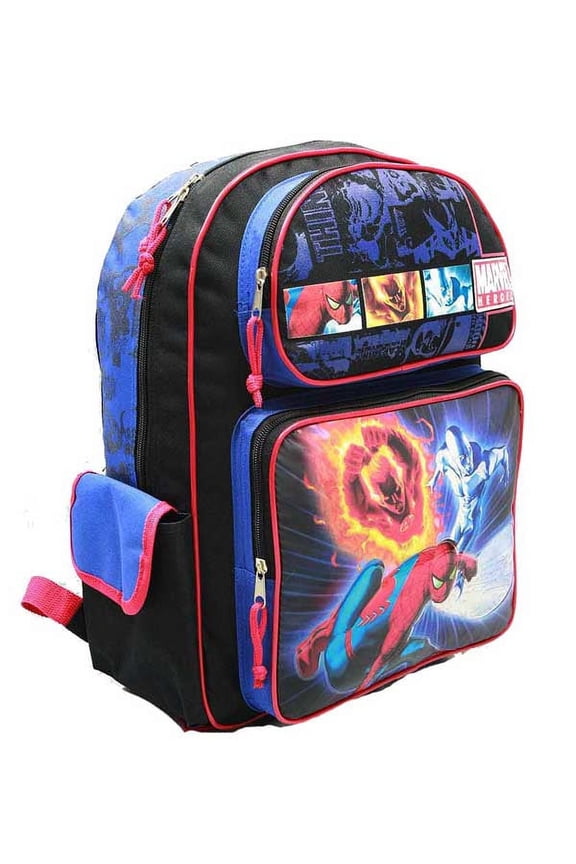 Backpack - Marvel - Spiderman Johnny Storm Silver Surfer w/Bottle Large 39390