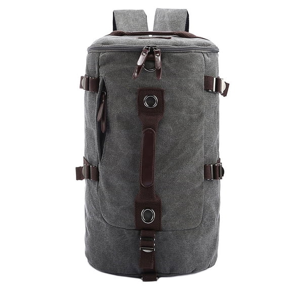 Backpack Men's Sports Canvas Bag Large Capacity Travel,Extra large black