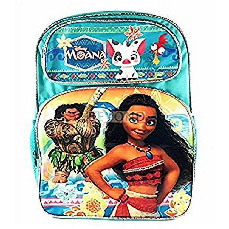 Backpack - - Moana - W/Maui Blue 16 School Bag 118778 - Walmart.com