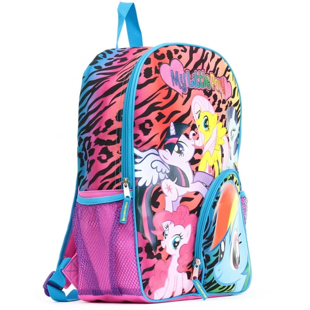 Backpack - My Little Pony - Leopard Ponies Blue Girls School Bag 842533 ...