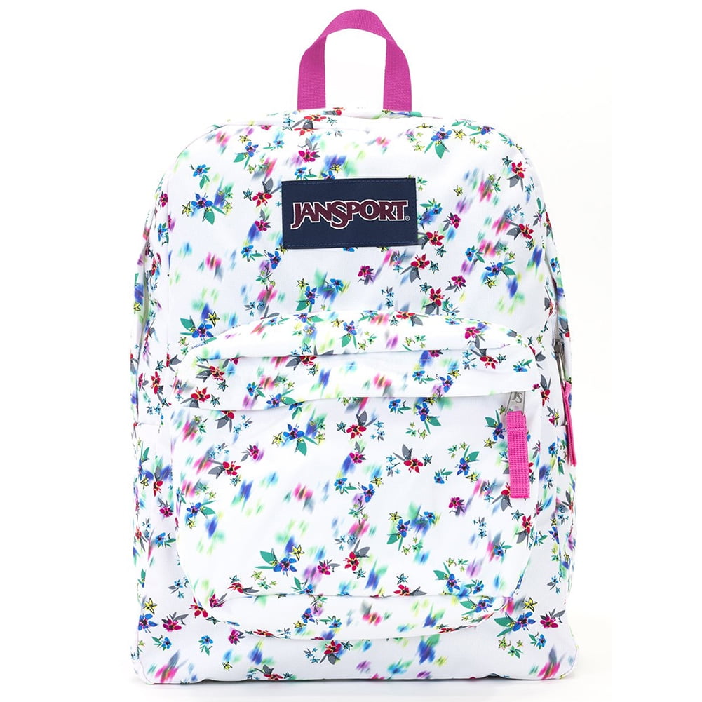 Backpack NEW School Bag - Superbreak Multi White Floral Haze - Walmart.com Backpack NEW School Bag - Superbreak Multi White Floral Haze - Walmart.com