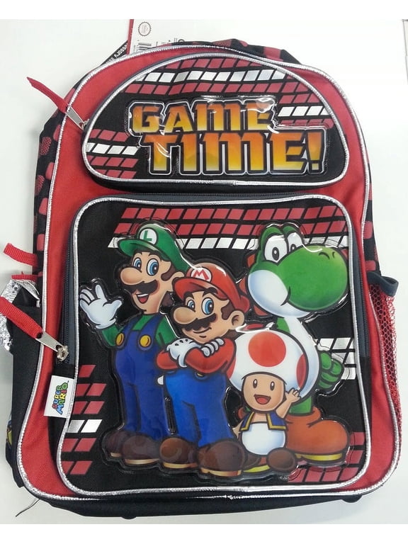 Backpack - Nintendo - Super Mario - Game Time New (Large School Bag) 078663