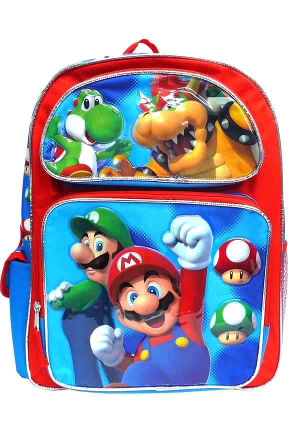Backpack - Nintendo Super Mario - Mario/Luigi Jump New 206394