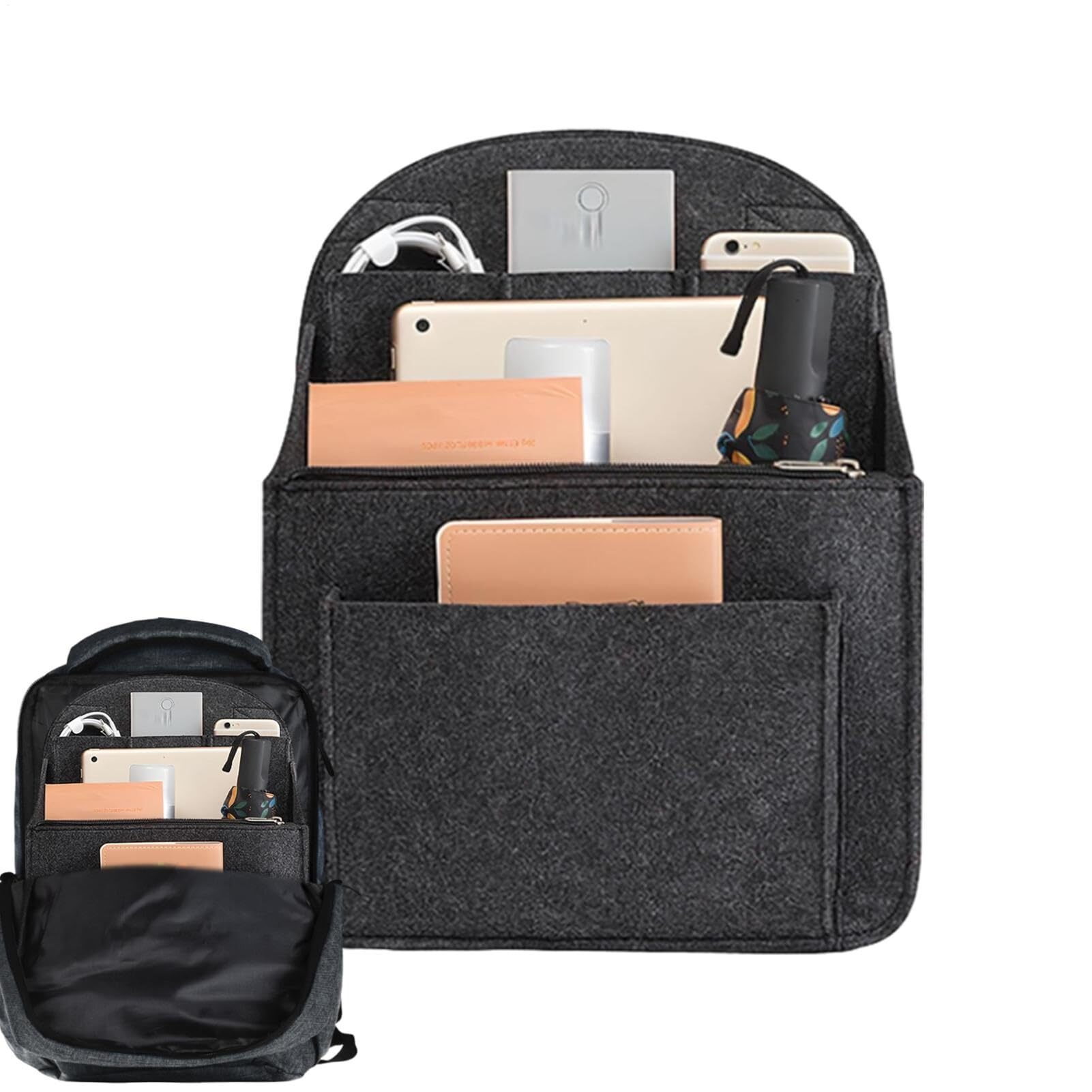Backpack Organizer Insert Liner, Felt Backpack Organiser, Backpack ...