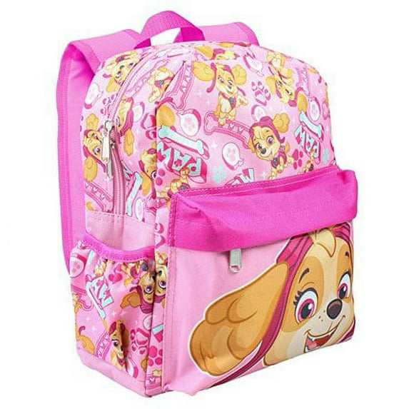 Backpack - Paw Patrol - Skye Head Pink 16" New 003388