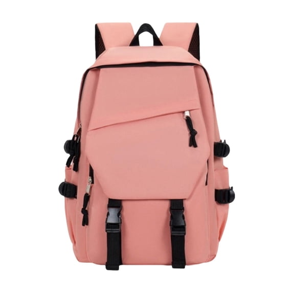 Backpack, Preppy Large Capacity Lightweight School Travel Bag, 18.1x11.81x5.12 In, Polyester Waterproof Bag with Multi Compartment and Padded Shoulder Straps, for Student Outdoor Travel