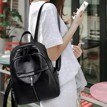 1pc Fashion Backpack Shoulder Bag PU Leather Travel Bag for Women or ...