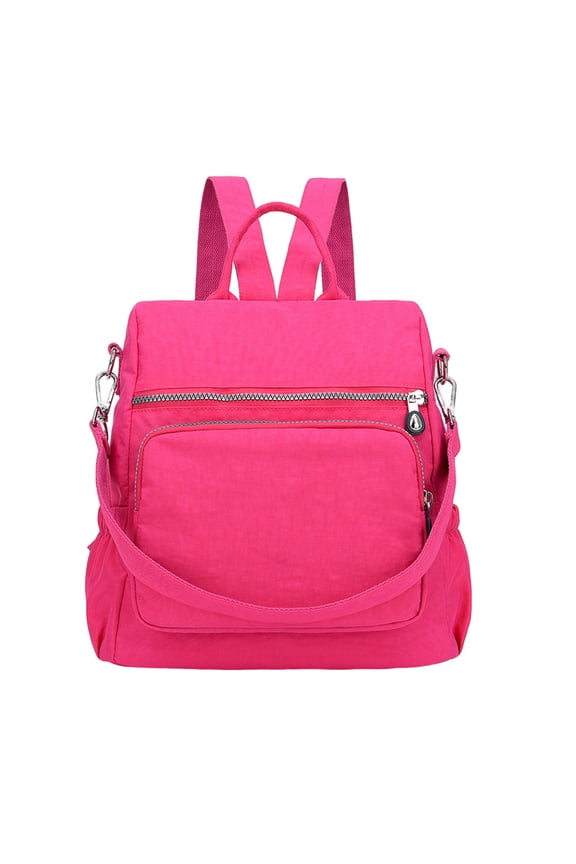 Backpack Purse for Women, Safe Storage Travel Backpack Shoulder Bag, Nylon Casual Daypack Satchel Handbag, Lightweight Convertible Backpack for Daily Use