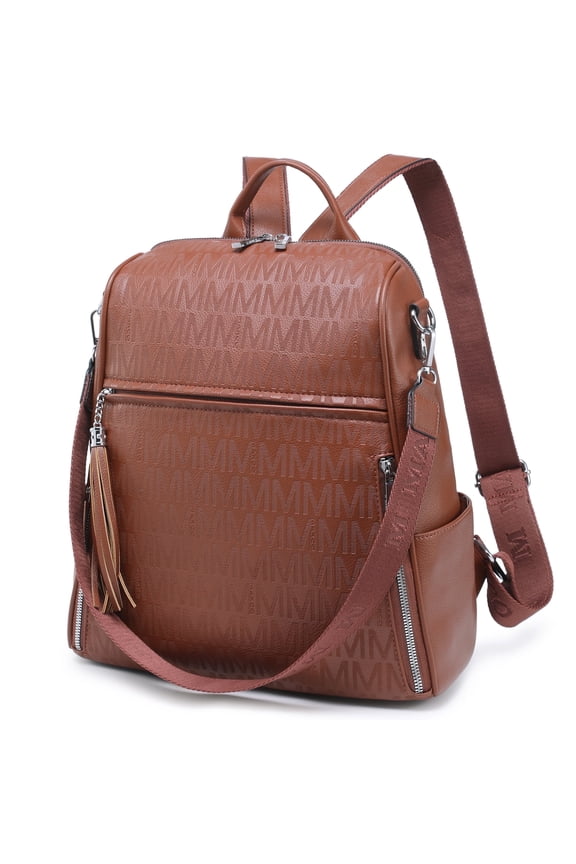 Backpack Purse for Women Convertible PU Leather Travel Backpack Bag Designer Anti-Theft Shoulder Handbag