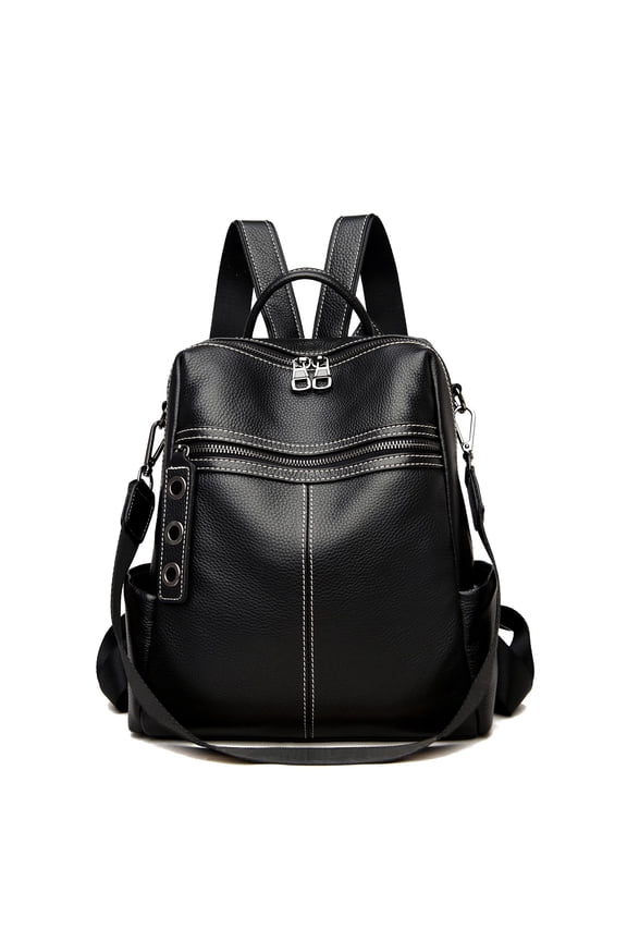 Backpack Purse for Women Fashion Genuine Leather Convertible Shoulder Handbag Travel Bag Satchel Rucksack Ladies Bag