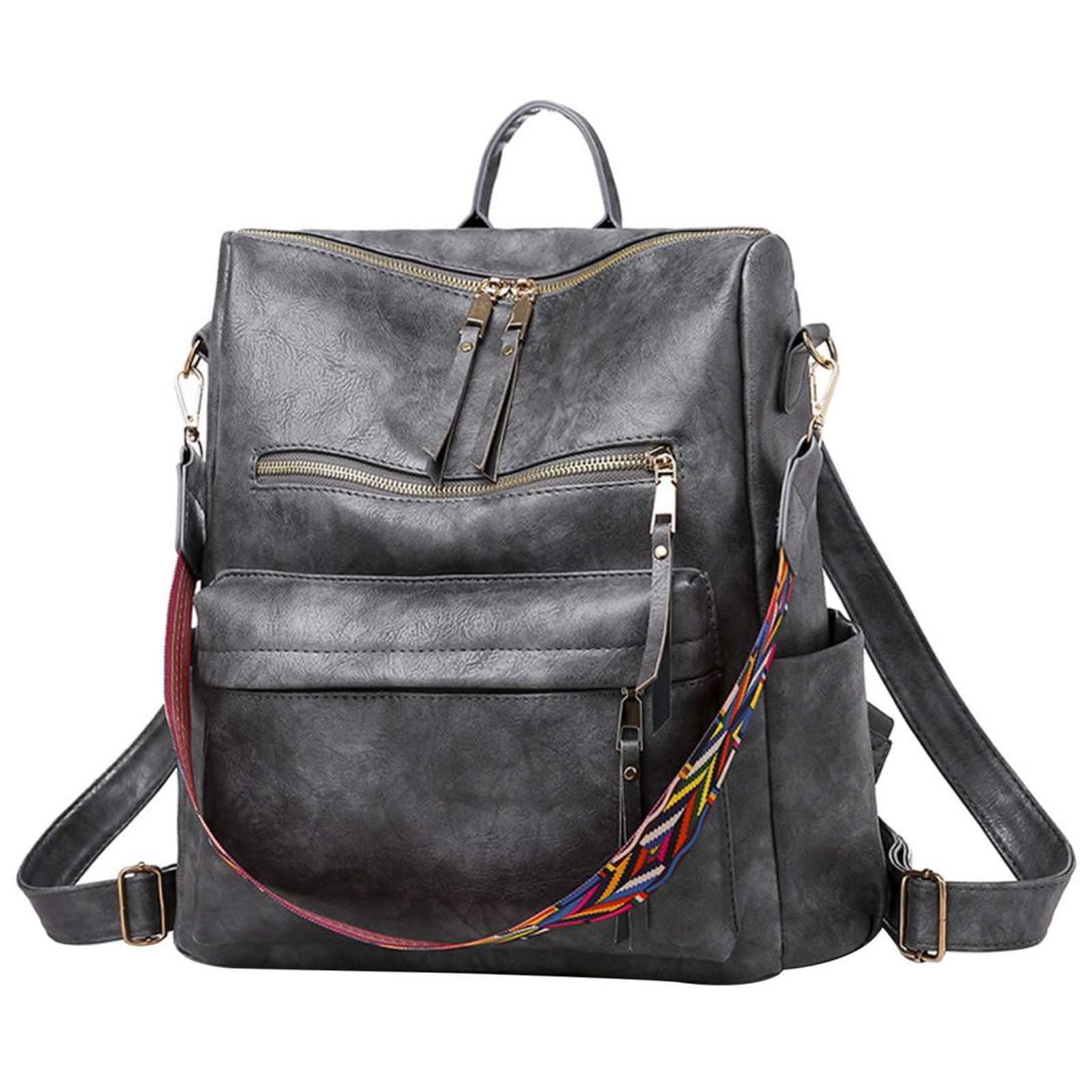 Backpack Purse for Women Fashion PU Leather Designer Anti  display picture 1