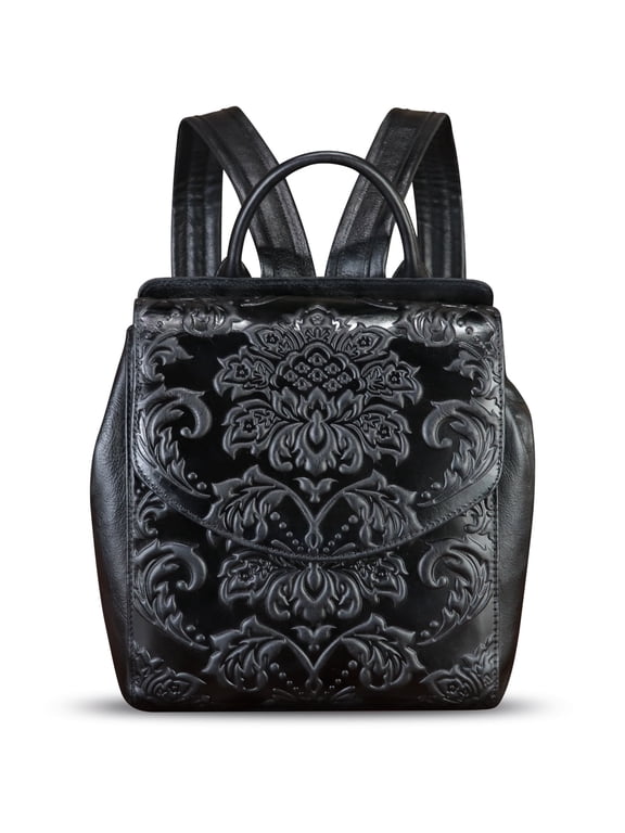 Backpack Purse for Women Genuine Leather Retro Satchel Knapsack Rucksack Daypack