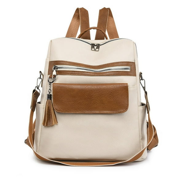 Backpack Purse for Women Large Women's Leather Travel Fashion Handbag Purse Multipurpose Ladies Shoulder Bags