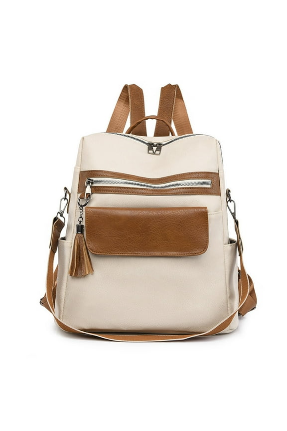 Backpack Purse for Women Large Women's Leather Travel Fashion Handbag Purse Multipurpose Ladies Shoulder Bags