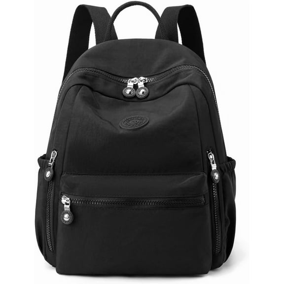 Backpack Purse for Women Mini Backpack Small Backpack Purse Casual Daypack for Women(black)