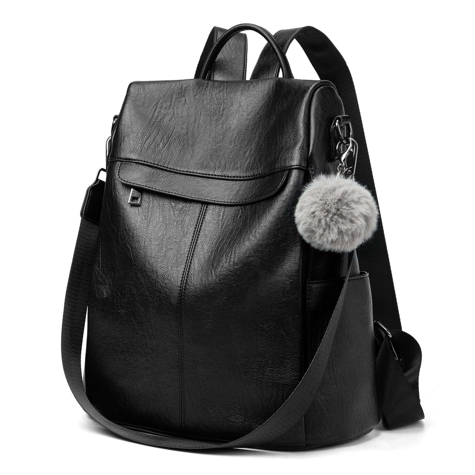 4981 Backpack Purse - PU Leather Backpack for Daily with Anti-Theft Lock 38% off on Waterproof Anti-Theft Shoulder Backpack | OneDayOnly main image 4