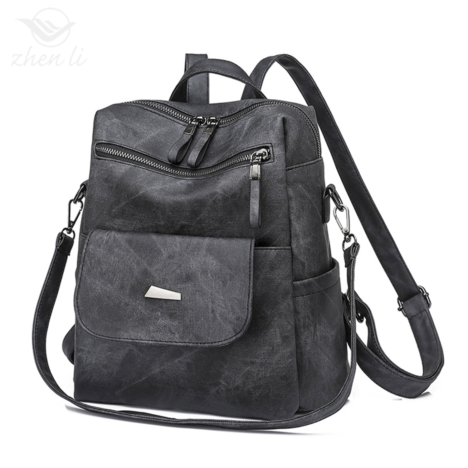 Pu Leather Women Backpacks Designer Casual Ladies School Teenger Travel Bag  For Women Large Capacity Bookbag Simple Backpack Sac - Fashion Backpacks -  AliExpress