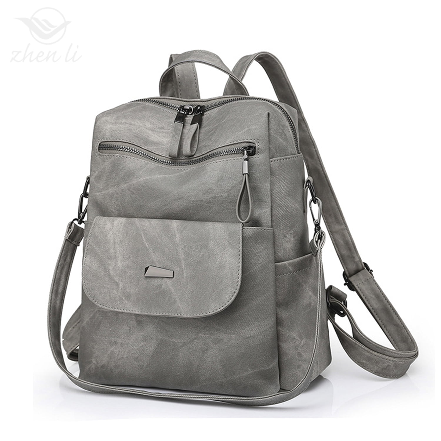 Backpack Purse for Women PU Leather Designer Travel Backpack Large ...