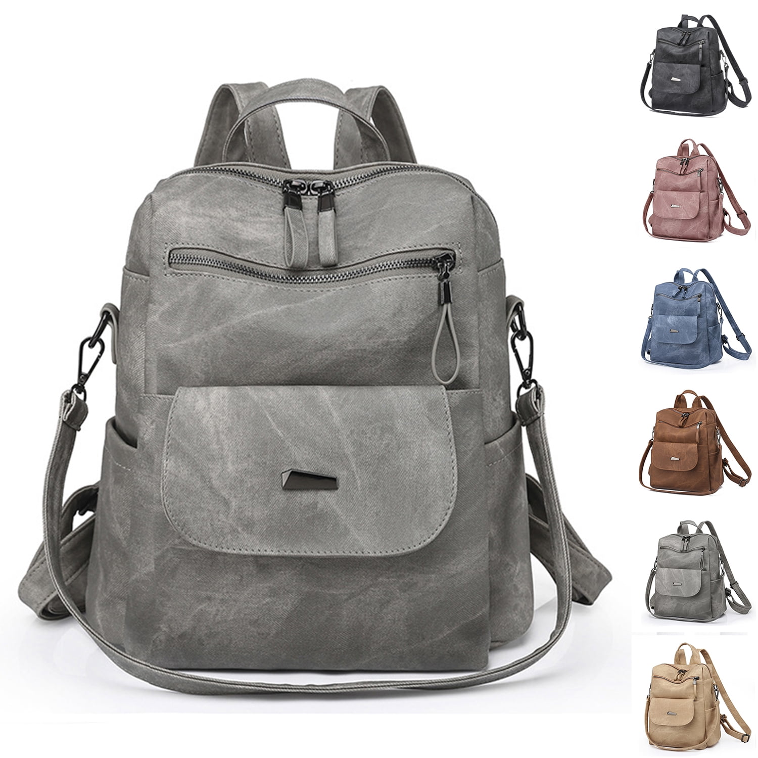 Buy Women Fashion Backpack Purse Leather Rucksack Bag Girls Casual Daypacks  Online at desertcartINDIA