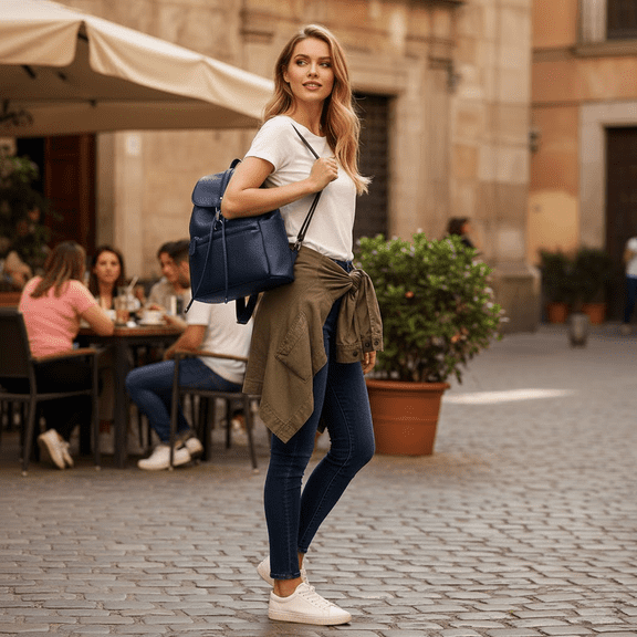 Backpack Purse for Women, PU Leather Travel Handbag, Versatile Crossbody Bags for Women Tote Bag Style