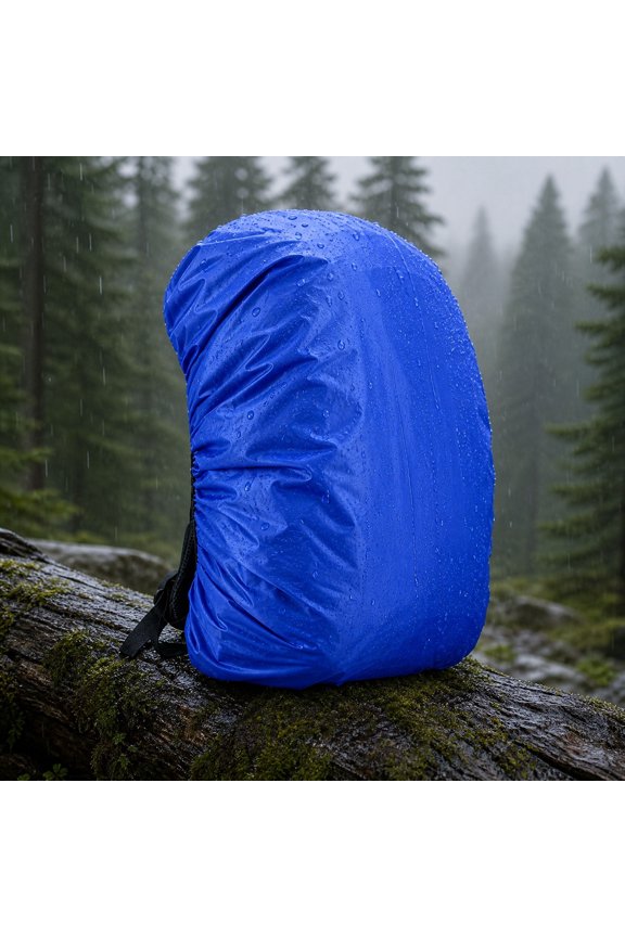 Backpack Rain Cover, Waterproof Backpack Protector, Bag Rain Shield, Elastic Adjustable Strap Structure, Foldable Portable Tear Resistant Polyester Design, Multi-Weather Reusable Dustproof Guard