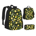 Backpack for School Girls Boys 3Pcs One Size Aesthetic Kids Girls