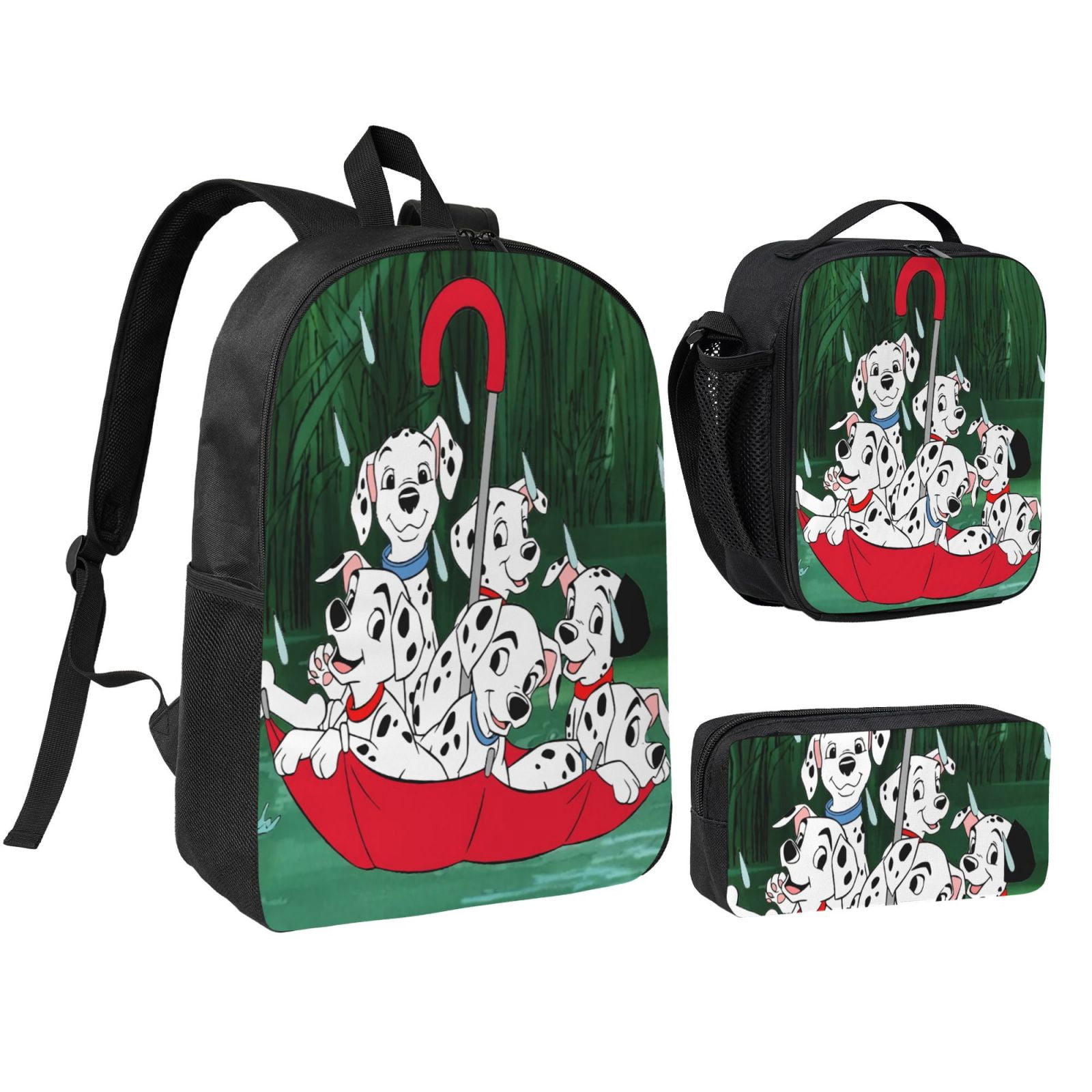 Backpack Set 17 Inch Print Lightweight Shoulder Bag Outdoor Travel ...