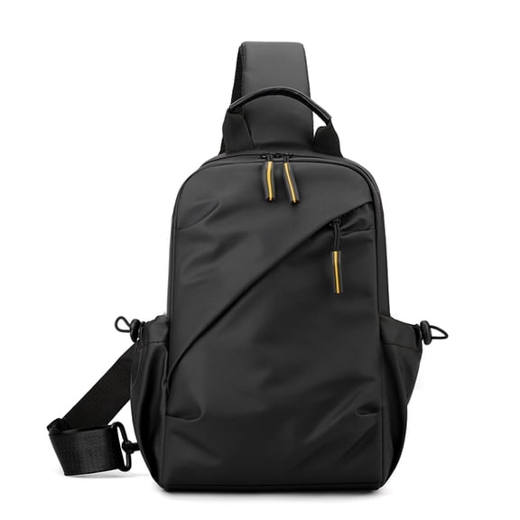 QUARRYUS Men's Durable Messenger Bag, Black, 1-Piece