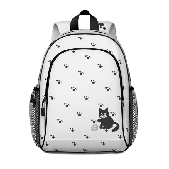 Backpack Showcasing a Stylish Cat Pattern with Lightweight Comfort and Large Capacity Storage for Travel, Work and Weekend Adventures