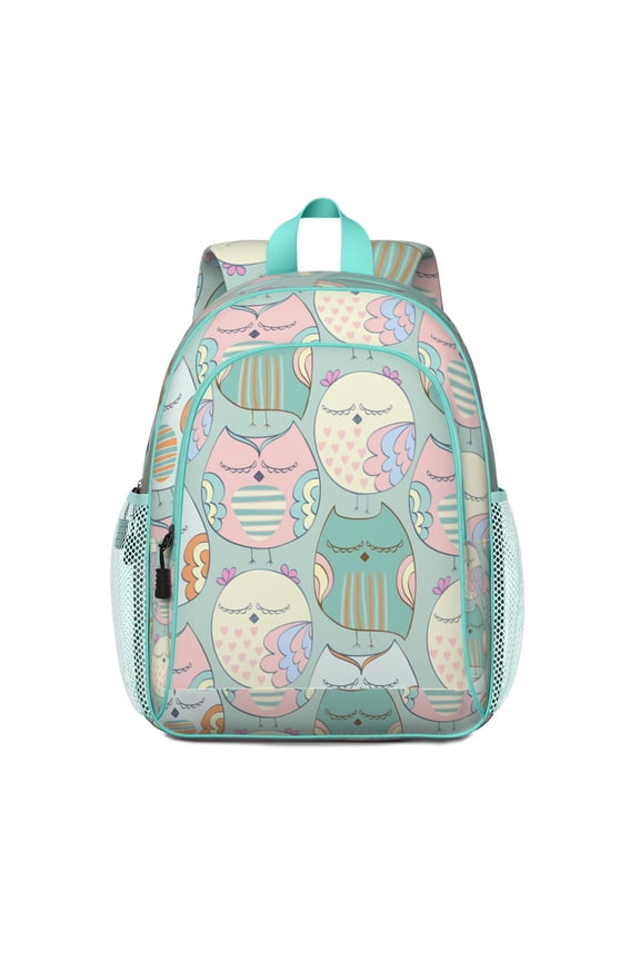 Backpack Showcasing a Wise Owl Forest Theme with Spacious Multi Pocket Organization and Durable Storage for Office Essentials and Travel Gear