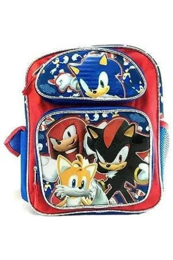 Backpack Sonic Team Tail Shadow Knuckles 12"